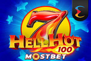 Rendering of "Hello Hot" slot game. The image showcases vibrant colors and thematic symbols, including flaming sevens, cherries, and bar symbols. The design evokes the excitement of classic slot machines.